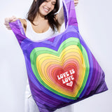 KIND Reusable Shopping Bag Medium Love Rainbow