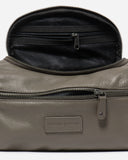Stitch & Hide Leather Jett Toiletry Bag STONE BROWN