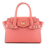 Michael Kors 35S2GNMS8L-GRAPEFRUIT Pink Leather Satchel Bag
