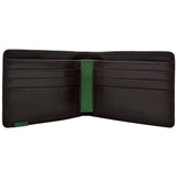Hidesign Dylan Slim Thin Simple Leather Bifold Wallet Black