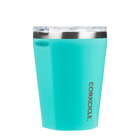 Corkcicle Classic Tumbler Insulated Stainless Steel Coffee Tea Cup Turquoise Blue