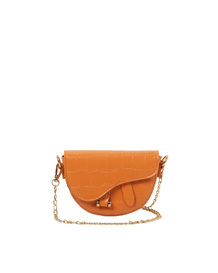Orange sales designer purse