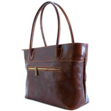 Floto Italian Leather Napoli Women's Handbag Shoulder Bag brown 3