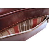 Leather Dopp Travel Kit Bag Floto inside pocket