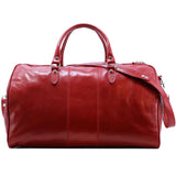 Floto Italian Leather Duffle Bag Venezia 2.0 Travel Bag red 2