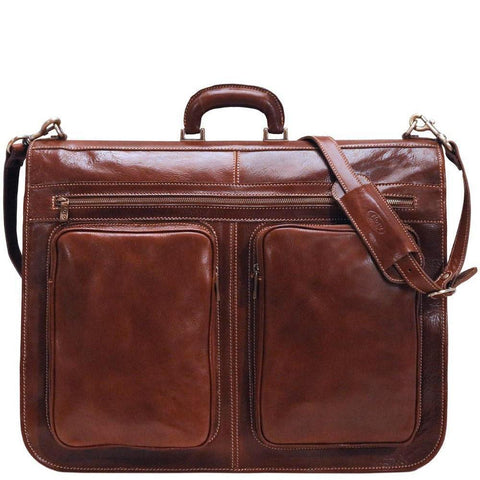 Floto Italian leather garment bag suitcase luggage 2