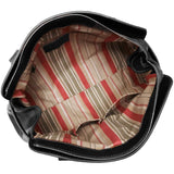 leather shoulder handbag floto milano black inside