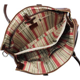 Floto Italian Leather Shoulder Tote Bag brown 7