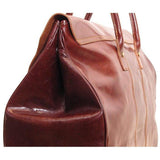 leather travel bag floto