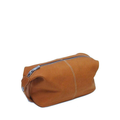 Floto Italian Parma leather dopp kit toiletry bag brown 