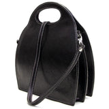 leather handbag satchel
