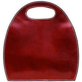 Floto Italian Leather Pietrini Women's Handbag Purse red