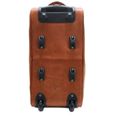 rolling leather luggage floto parma trolley