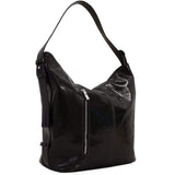 Floto Italian Leather Shoulder Handbag Tote Bag Sardinia black