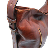 Floto Italian Leather Shoulder Handbag Tote Bag Sardinia close