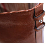 Floto Italian Leather Shoulder Handbag Tote Bag Sardinia olive close