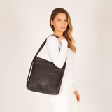 GABEE Indiana Leather Convertible Handbag Backpack - Large