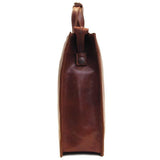 leather attache briefcase