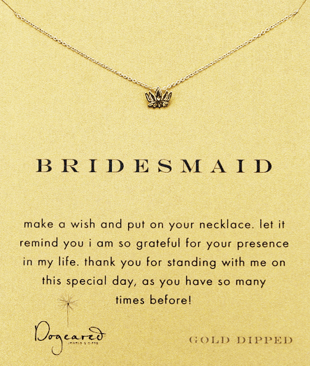 Dogeared bridesmaid 2025