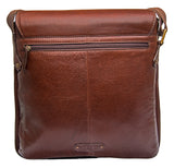 Hidesign Vespucci Leather Medium Vertical Messenger Brown