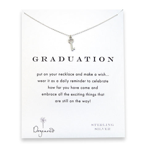 DOGEARED Graduation Necklace - Sterling Silver