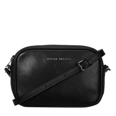STATUS ANXIETY Plunder Leather Bag Black