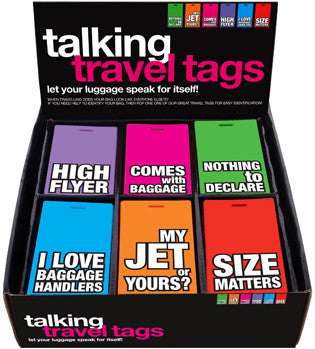 Talking Travel Luggage Tags (Set of 2)