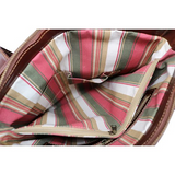 Floto Leather Tavoli Tote Shoulder Bag Red