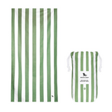 Dock & Bay Beach Towel Cabana Collection XL 100% Recycled Cayman Olive