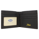 Floto Leather Milano Slim RFID Bi-fold Wallet Dark Brown