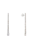 Latelita London Hollywood Drop Earrings Silver