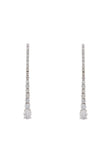 Latelita London Hollywood Drop Earrings Silver