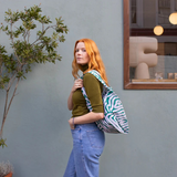 KIND Reusable Shopping Tote Bag Medium Lines