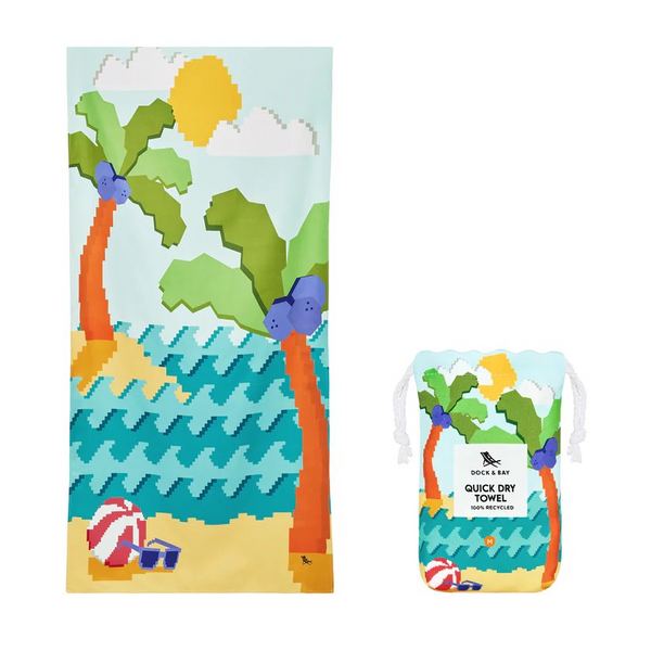 Dock & Bay Beach Towel Kids Collection M Build a Beach
