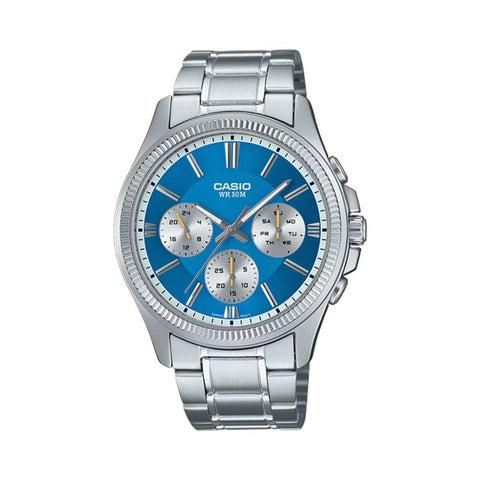 Men's Watch Casio DAY DATE MULTIFUNCTION Silver (Ø 43,5 mm) (Ø 43,8 mm)-0