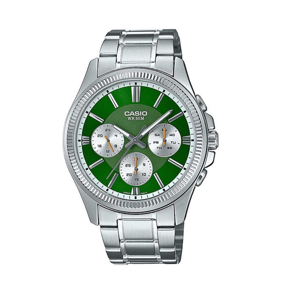 Men's Watch Casio DAY DATE MULTIFUNCTION - GREEN (Ø 43,5 mm)-0