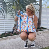 Striped Beach Bag-La Mer-4