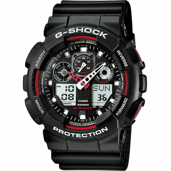 Men's Watch Casio G-Shock GS BASIC Black Red (Ø 51 mm)-0
