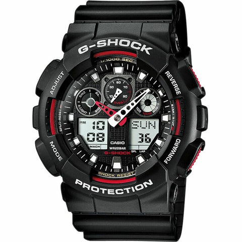 Men's Watch Casio G-Shock GS BASIC Black Red (Ø 51 mm)-0