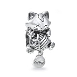 Ladies' Beads Pandora KITTEN & YARN BALL-0