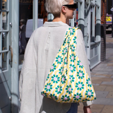KIND Reusable Shopping Tote Bag Medium Wavy Daisy