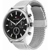 Men's Watch Tommy Hilfiger RYDER Black Silver-4