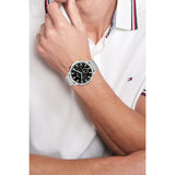 Men's Watch Tommy Hilfiger RYDER Black Silver-2