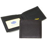 Floto Leather Milano Slim RFID Bi-fold Wallet Black