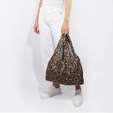 KIND Reusable Shopping Tote Bag Medium Leopard