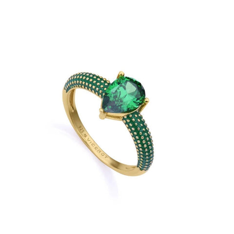 Ladies' Ring Viceroy 15122A018-32 Golden Green 18-0