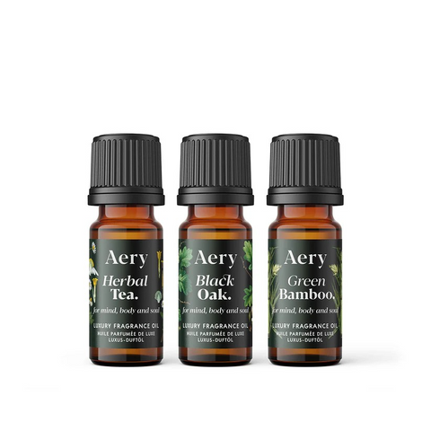 AERY LIVING BOTANICAL GREEN 10ML FRAGRANCE OIL SET (3)