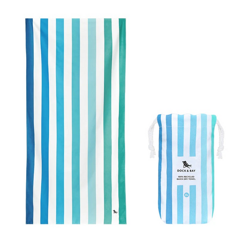 DOCK & BAY Beach Towel Summer Collection XL 100% Recycled Endless River