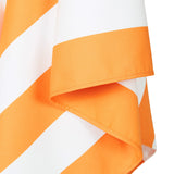 Dock & Bay Beach Towel Cabana Collection XL 100% Recycled Ipanema Orange