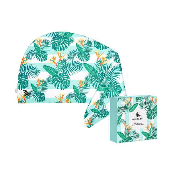 DOCK & BAY Hair Wrap Botanical Collection 100% Recycled Perfect Paradise